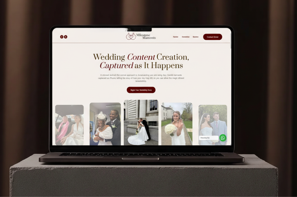 Galway web design project example